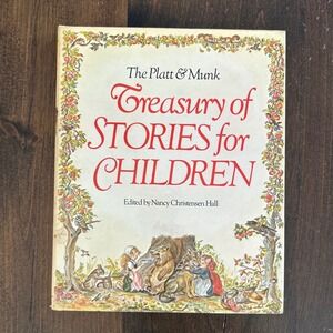 Vintage Platt & Munk Treasury of Stories for Children Kid Tasha Tudor 1982 Tales